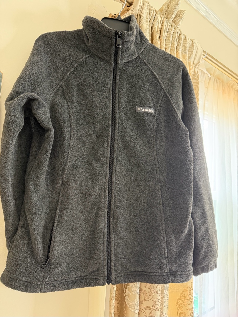 Columbia Kids Dark Gray Full-Zip Fleece Jacket